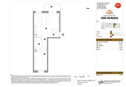 Mieszkanie w inwestycji: Apartamenty nad Oławką etap II