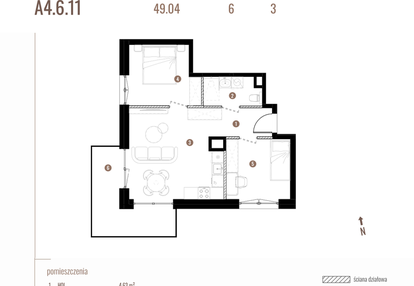 Mieszkanie w inwestycji: Belg Apartamenty etap II