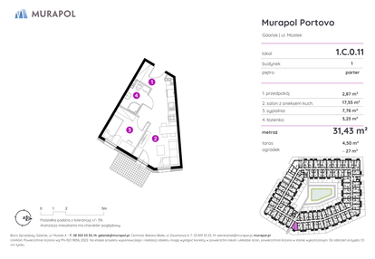 Mieszkanie w inwestycji: Murapol Portovo etap II