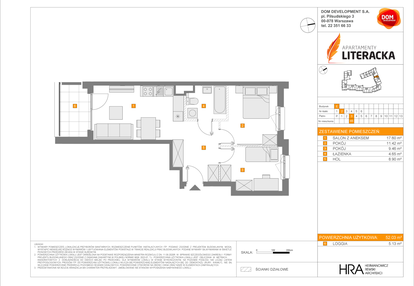 Mieszkanie w inwestycji: Apartamenty Literacka etap 2.2