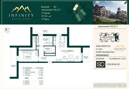 Mieszkanie w inwestycji: Infinity Mountain Resort