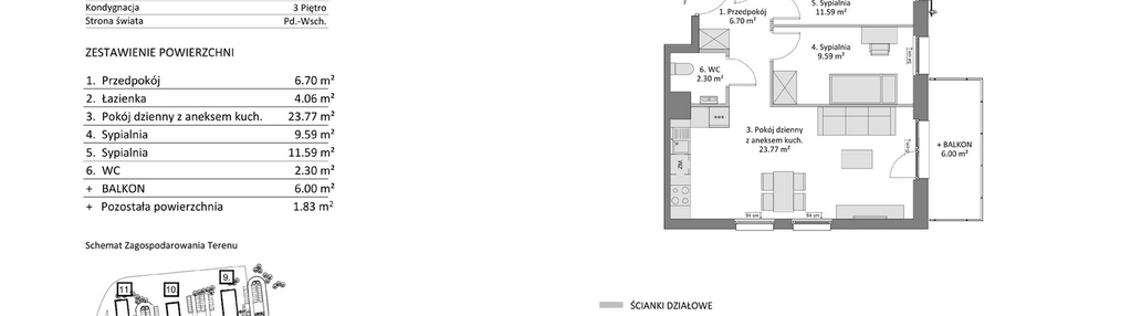 Mieszkanie w inwestycji: Osiedle Pastelowe etap IV
