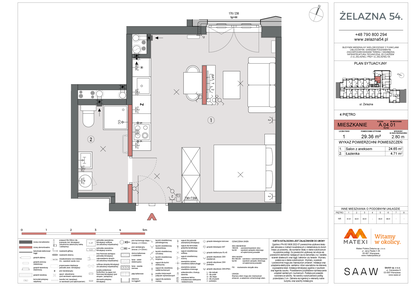 Mieszkanie w inwestycji: Żelazna 54