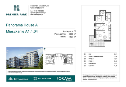 Mieszkanie w inwestycji: Premier Park II