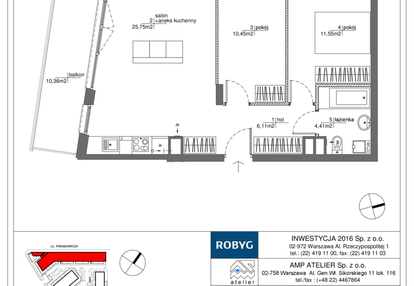 Mieszkanie w inwestycji: Rytm Mokotowa - etap 1B