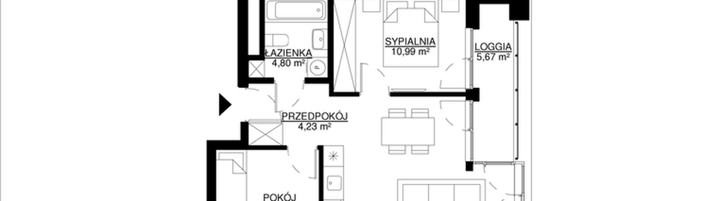 Mieszkanie w inwestycji: KrakoVska etap 2
