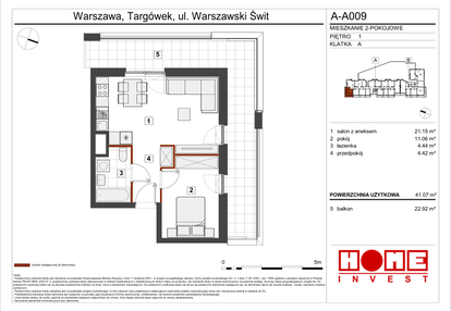 Mieszkanie w inwestycji: Warszawski Świt etap VII