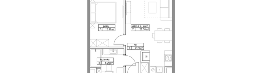 Mieszkanie w inwestycji: Apartamenty na Klifie bud. D, E i F