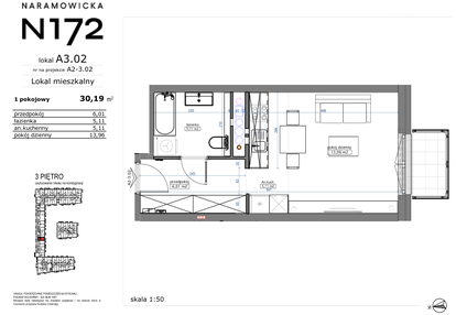 Mieszkanie w inwestycji: Naramowicka 172