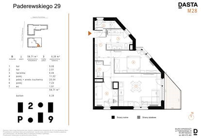 Mieszkanie w inwestycji: Paderewskiego 29