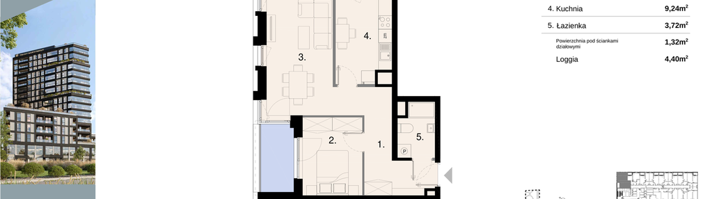 Mieszkanie w inwestycji: Sky Trust etap II - Apartamenty inwestycyjne