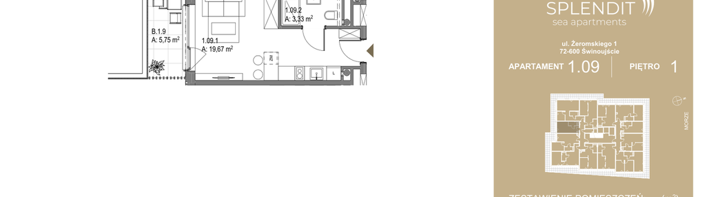 Mieszkanie w inwestycji: Splendit Świnoujście