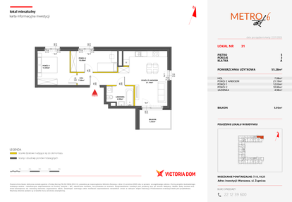 Mieszkanie w inwestycji: Metro Art 6