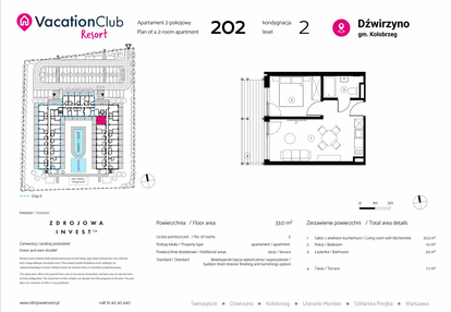 Mieszkanie w inwestycji: VacationClub Resort