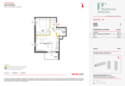 Mieszkanie w inwestycji: Miasteczko Julianów