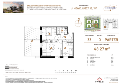 Mieszkanie w inwestycji: Osiedle JAR Heweliusza etap IV