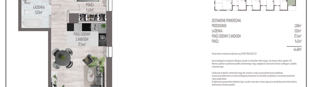 Mieszkanie w inwestycji: Cichy Zakątek