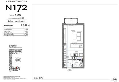 Mieszkanie w inwestycji: Naramowicka 172