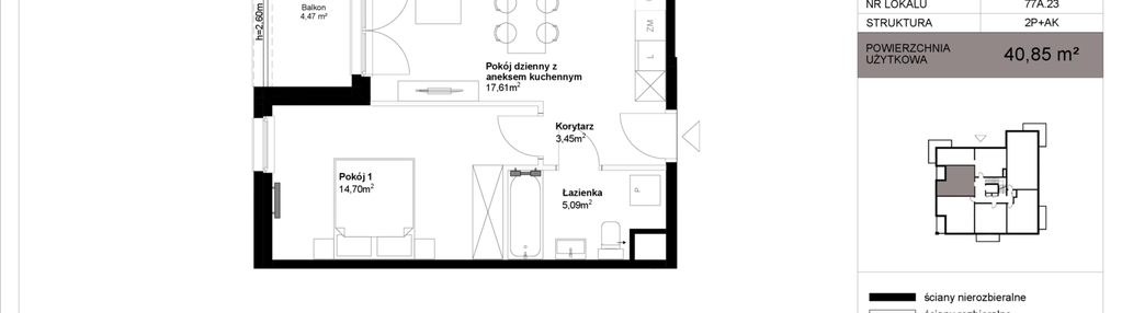 Mieszkanie w inwestycji: Strzeszyńska 77