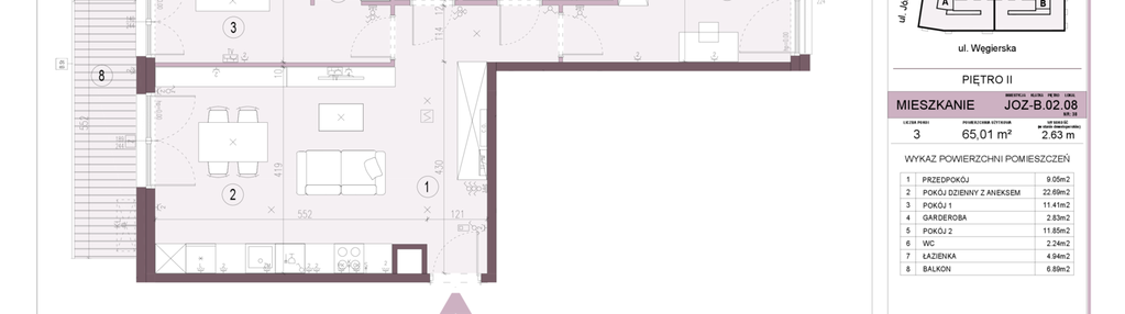 Mieszkanie w inwestycji: Apartamenty Józefińska