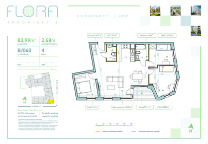 Mieszkanie w inwestycji: Flora Śródmieście