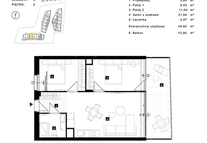 Mieszkanie w inwestycji: Cisha Apartamenty Dziwnów