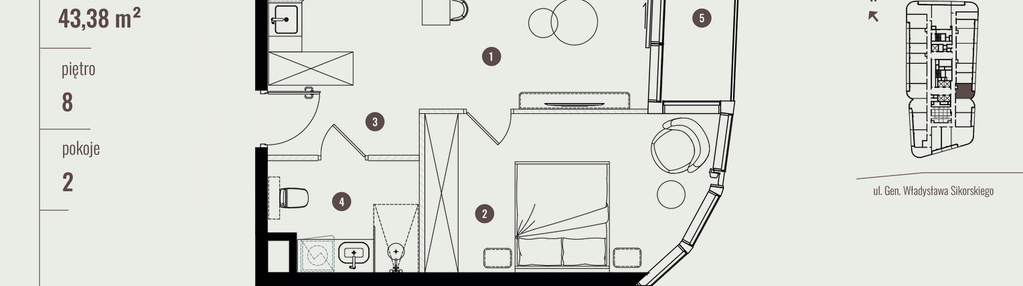 Mieszkanie w inwestycji: Quorum Tower