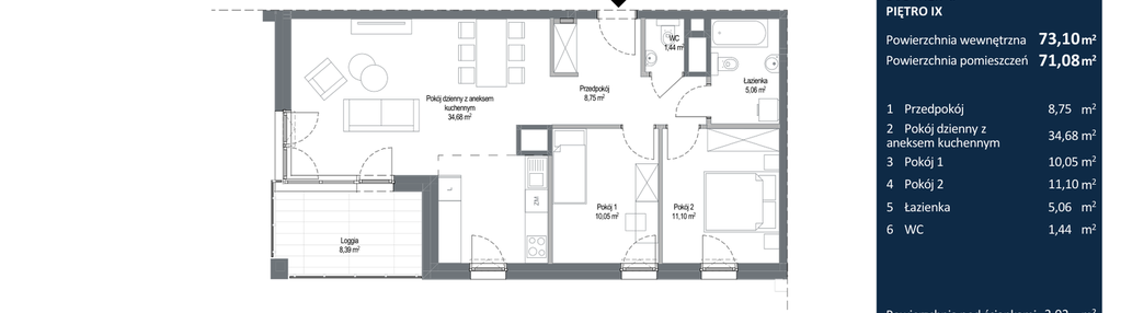 Mieszkanie w inwestycji: Bulvar Apartments - etap I