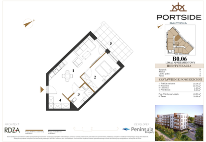 Mieszkanie w inwestycji: Portside Bałtycka