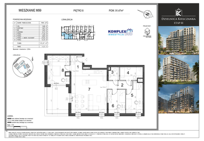 Mieszkanie w inwestycji: Dzielnica Kielczanka etap III