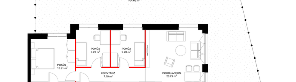 Mieszkanie w inwestycji: INSPIRE ETAP V – bud. F, G