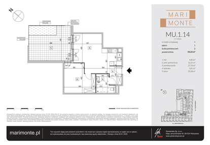 Mieszkanie w inwestycji: Marimonte - apartamenty inwestycyjne