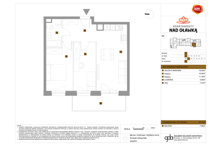 Mieszkanie w inwestycji: Apartamenty nad Oławką etap II