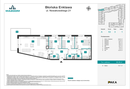 Mieszkanie w inwestycji: Błońska Enklawa