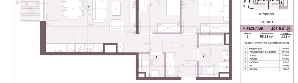Mieszkanie w inwestycji: Apartamenty Józefińska