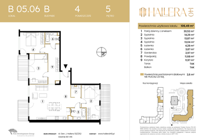 Mieszkanie w inwestycji: Hallera 140