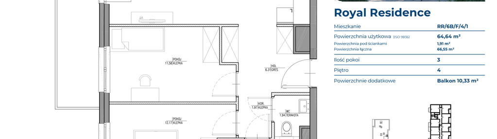Mieszkanie w inwestycji: Royal Residence 6B