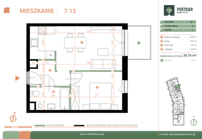 Mieszkanie w inwestycji: Casa Feliz Portowa II