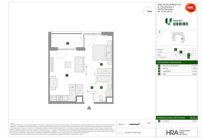 Mieszkanie w inwestycji: Osiedle Urbino etap 1.4