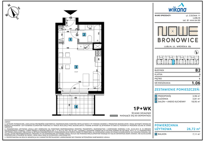 Mieszkanie w inwestycji: Nowe Bronowice etap II