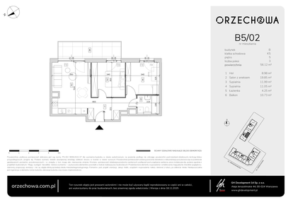 Mieszkanie w inwestycji: Orzechowa 2