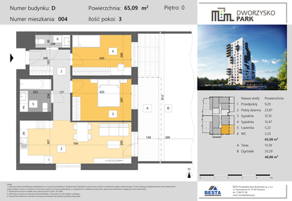 Mieszkanie w inwestycji: Dworzysko Park - Etap III