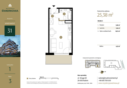 Mieszkanie w inwestycji: Rezydencja Świerkowa - etap II