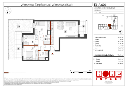 Mieszkanie w inwestycji: Warszawski Świt etap X