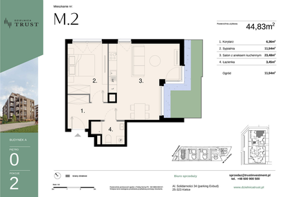 Mieszkanie w inwestycji: Dzielnica Trust