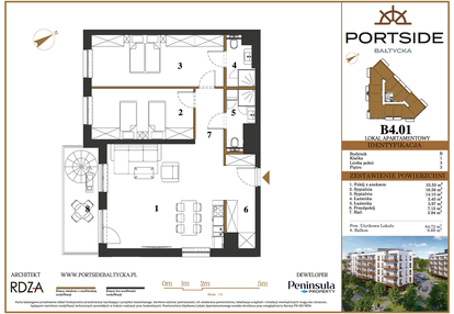 Mieszkanie w inwestycji: Portside Bałtycka