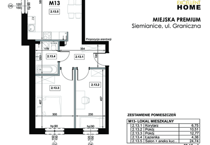 Mieszkanie w inwestycji: Miejska Premium II