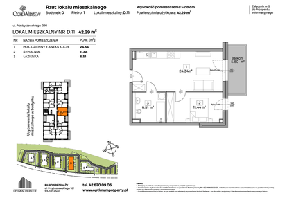 Mieszkanie w inwestycji: Och!Widzew
