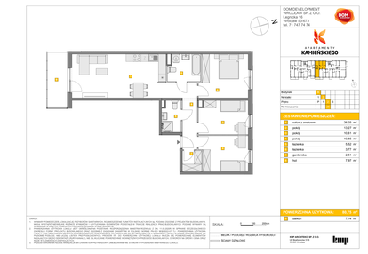 Mieszkanie w inwestycji: Apartamenty Kamieńskiego