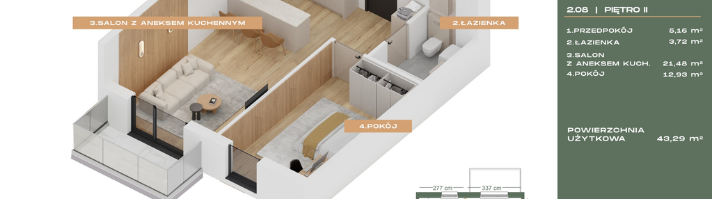 Mieszkanie w inwestycji: Dobre Miejsce Waniliowa